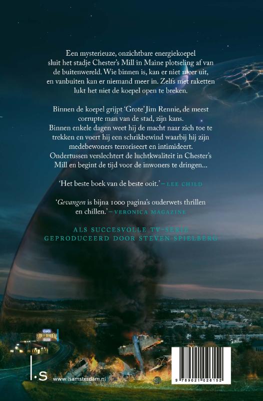 Achterkant van Under the Dome (Gevangen)