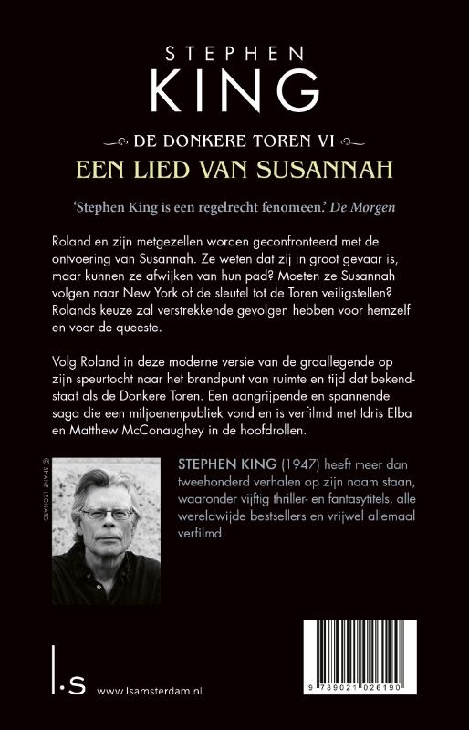 Achterkant van Een lied van Susannah