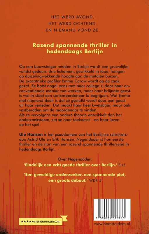 Achterkant van Negendoder (POD)