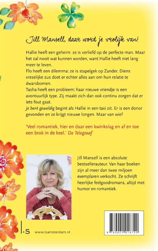 Achterkant van Je bent geweldig