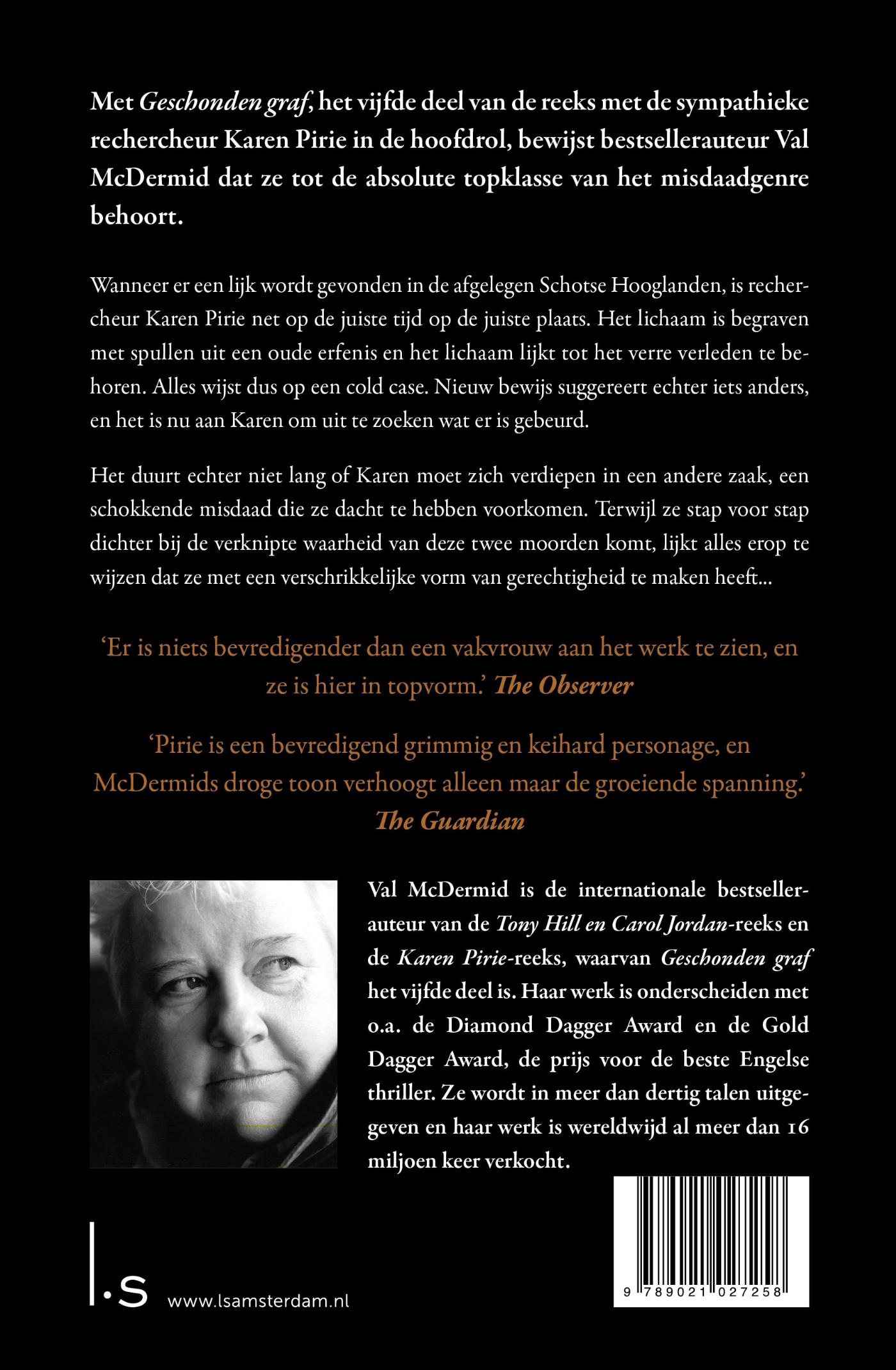 Achterkant van Geschonden graf