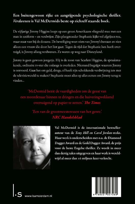 Achterkant van Verdwenen
