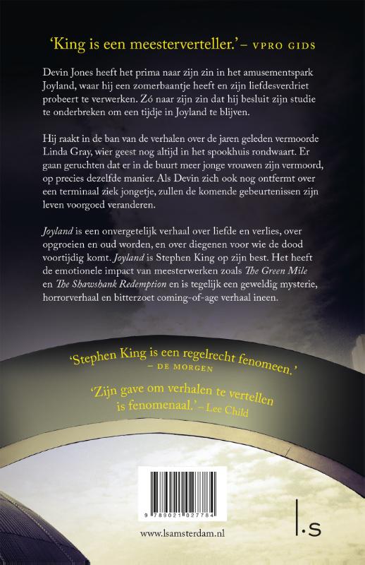 Achterkant van Joyland