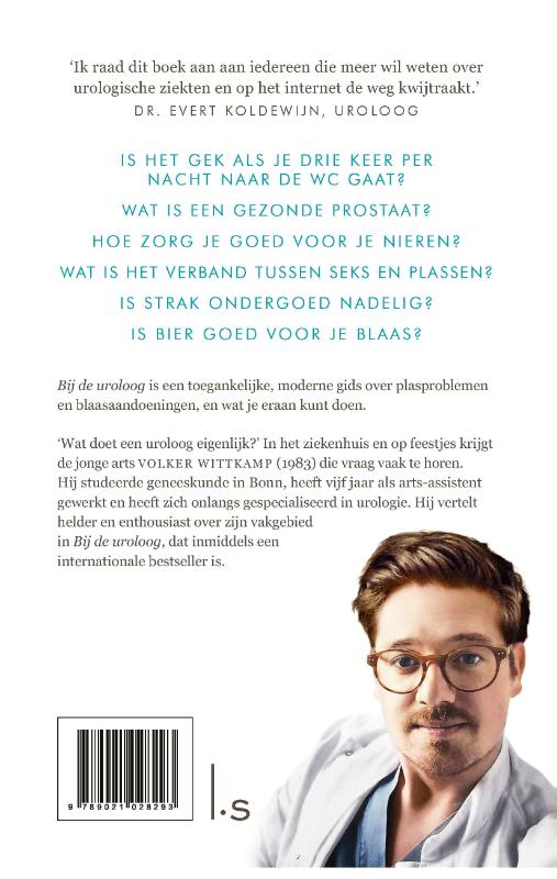 Achterkant van Bij de uroloog