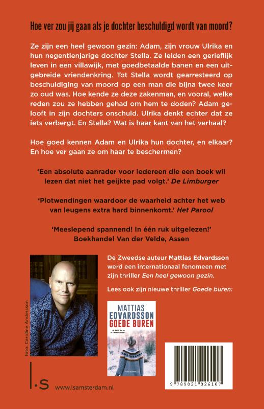 Achterkant van Een heel gewoon gezin