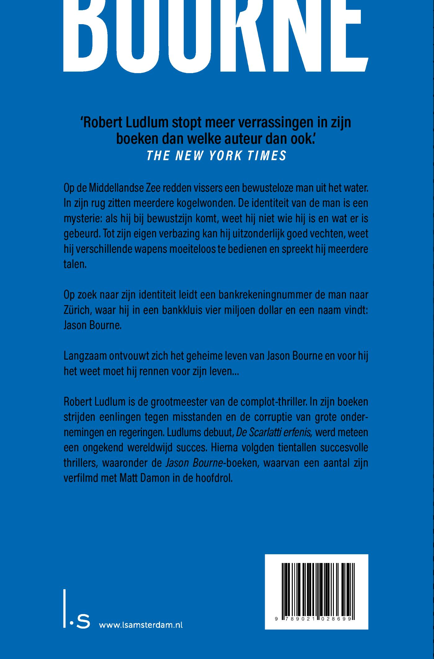 Achterkant van Het Bourne bedrog