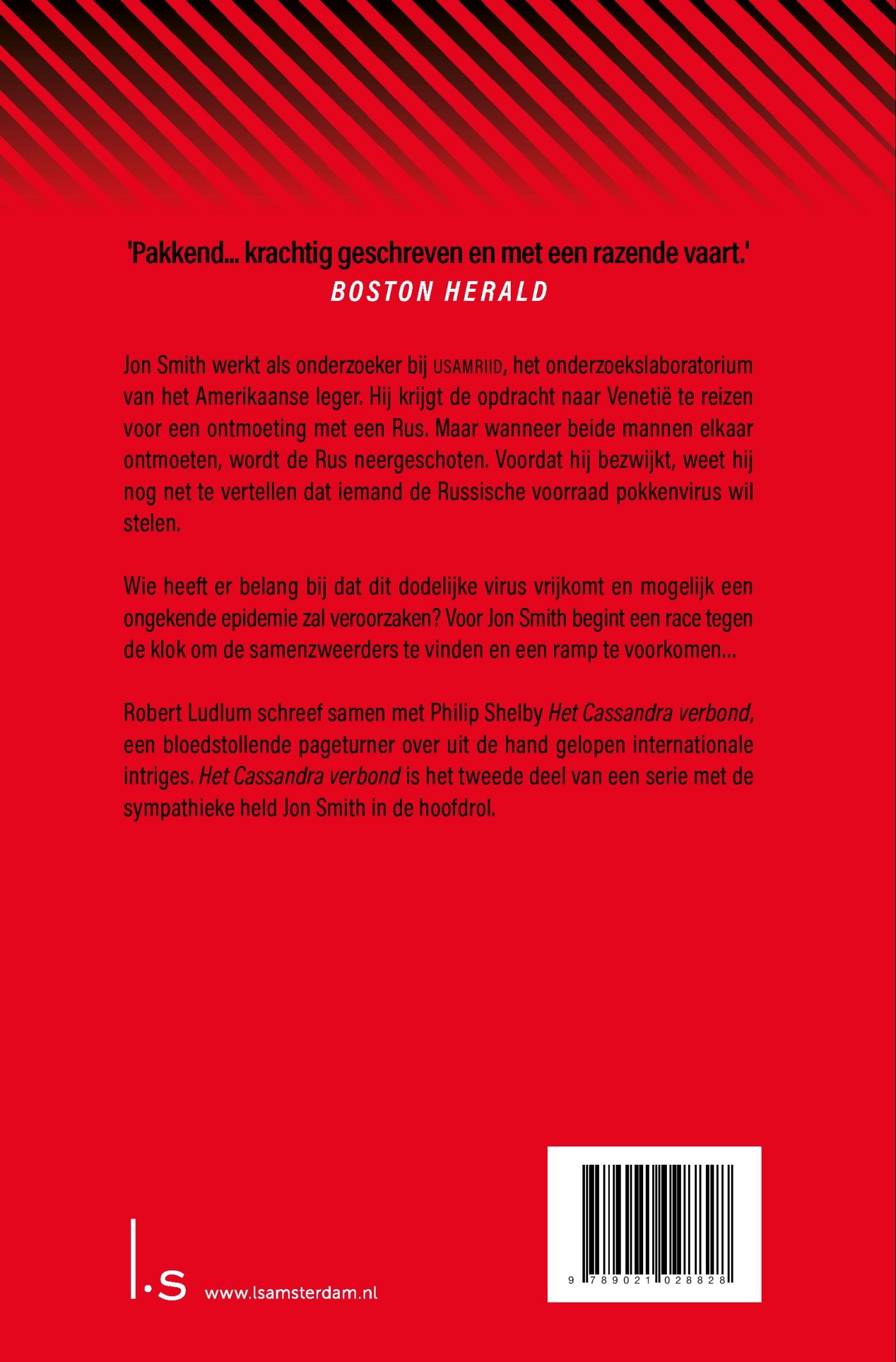 Achterkant van Cassandra Verbond