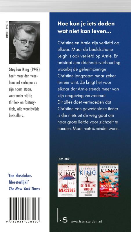 Achterkant van Christine