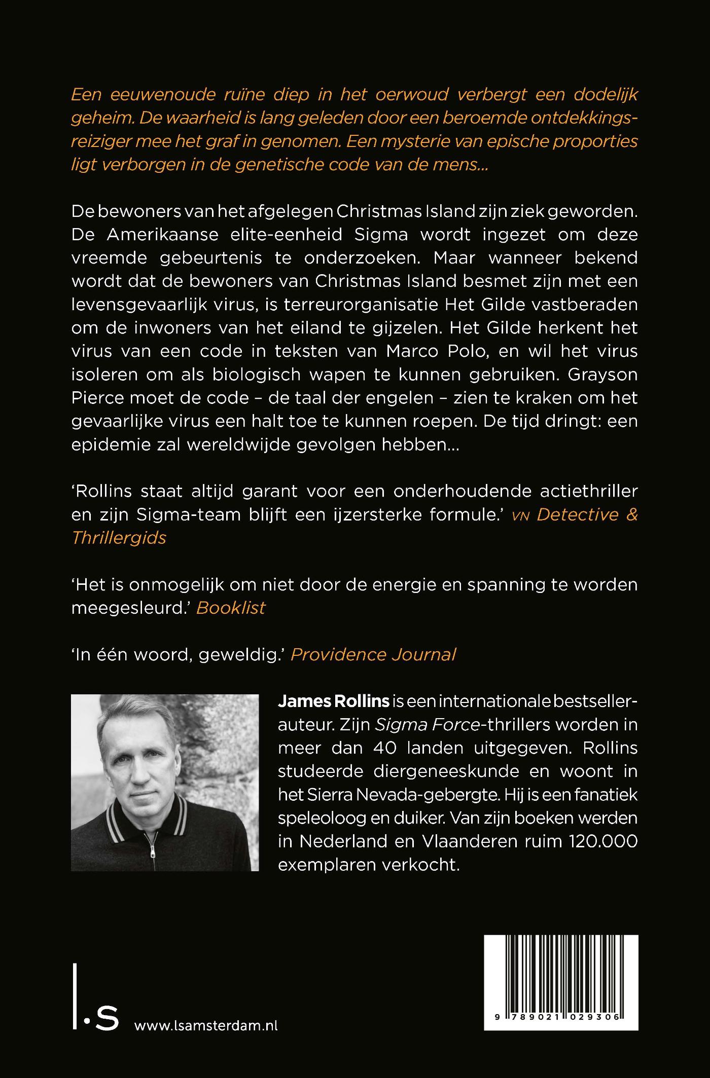 Achterkant van Taal der engelen