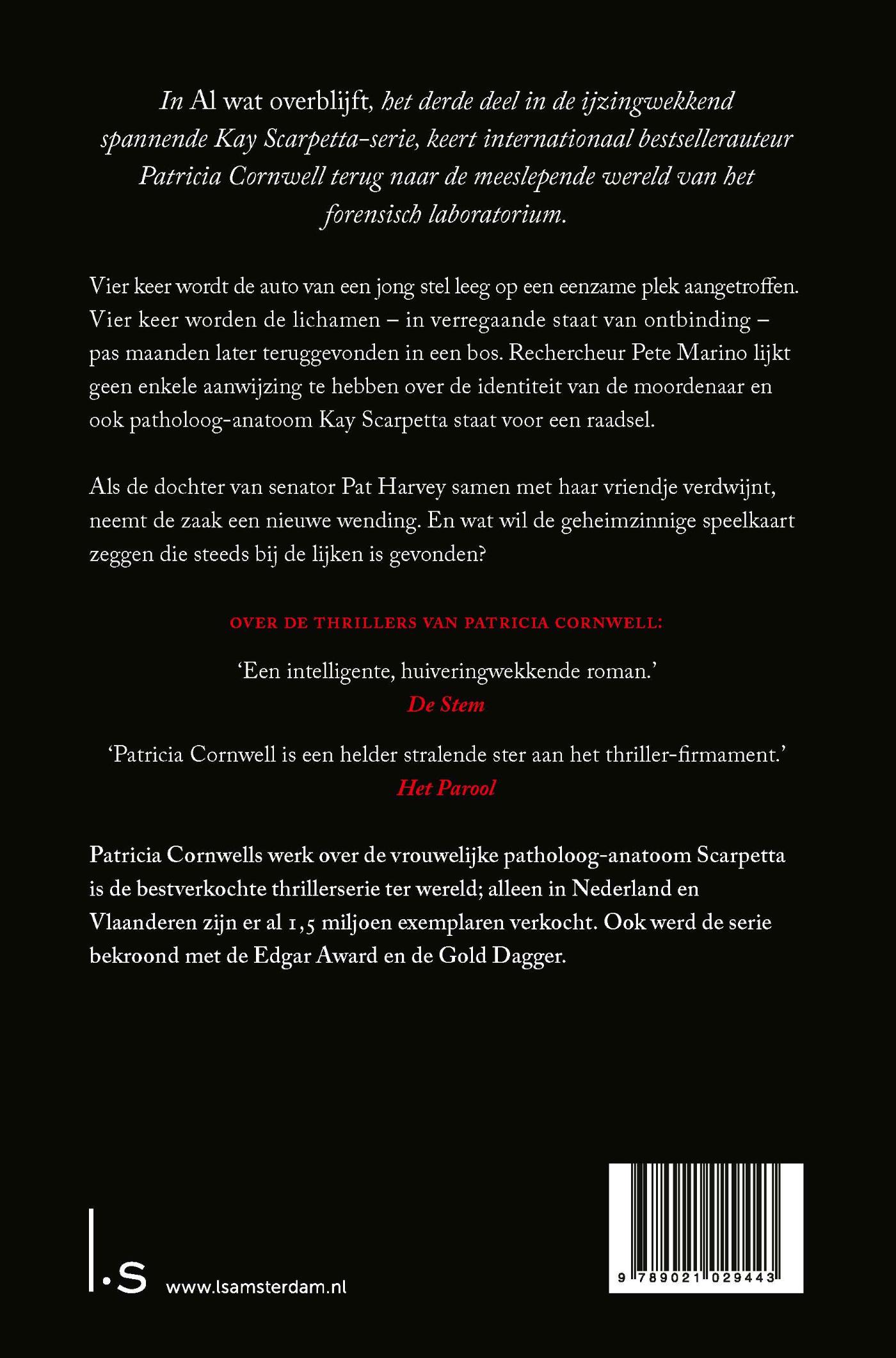 Achterkant van Al wat overblijft