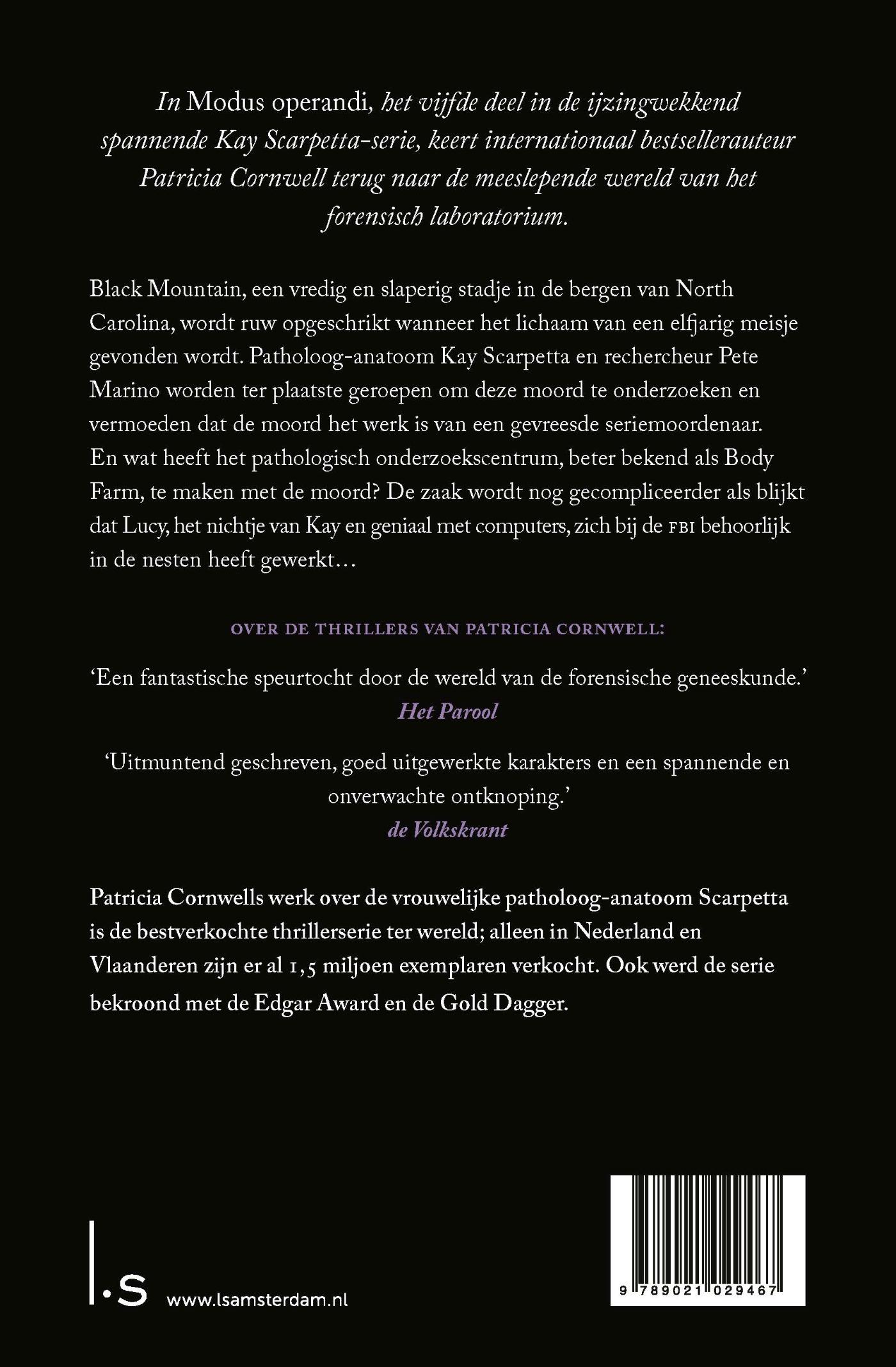 Achterkant van Modus operandi