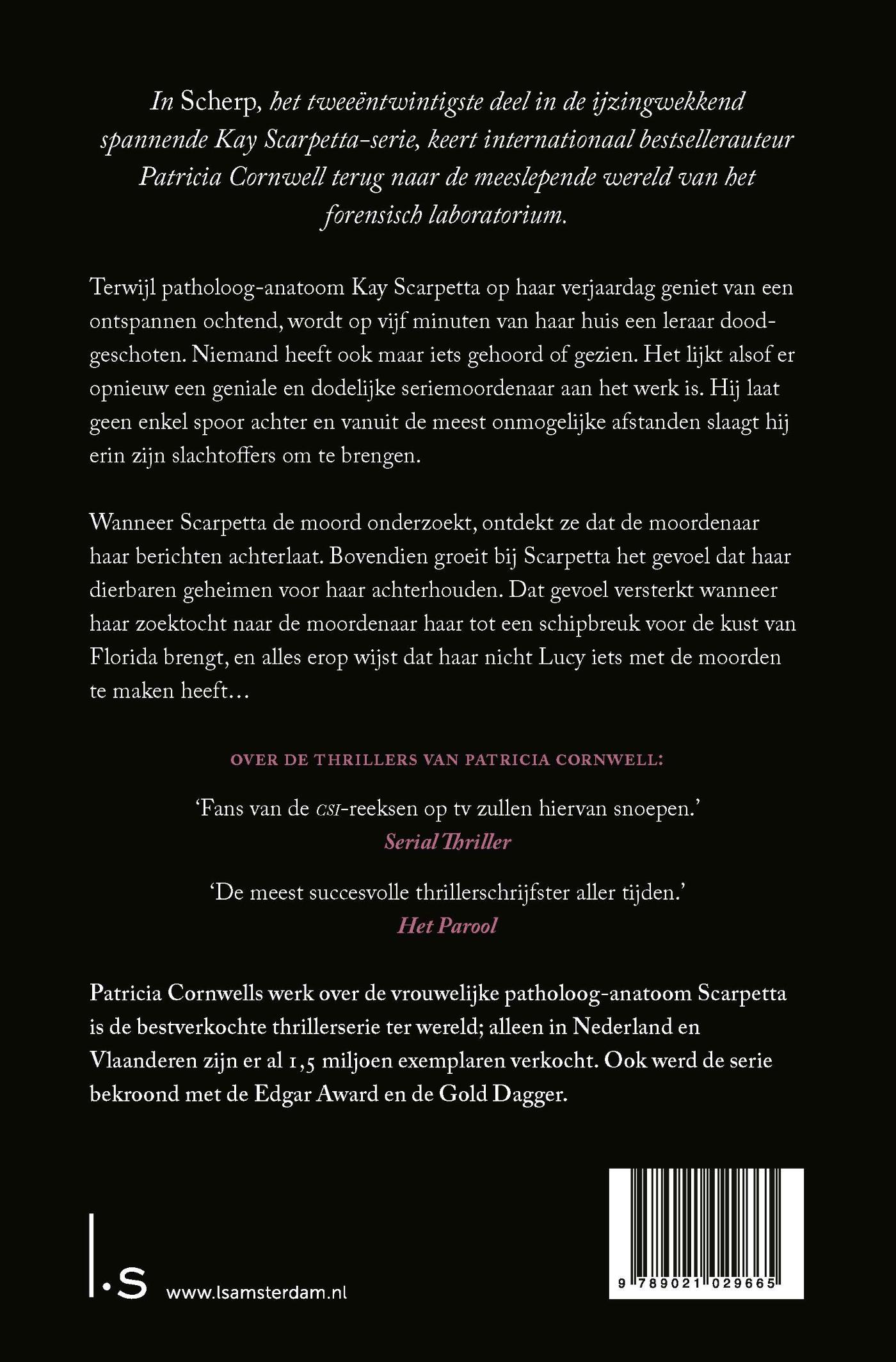 Achterkant van Scherp