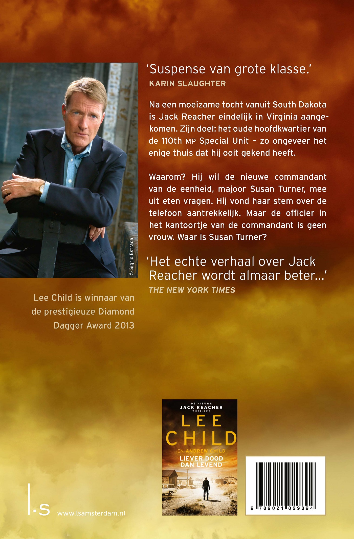 Achterkant van Ga nooit terug