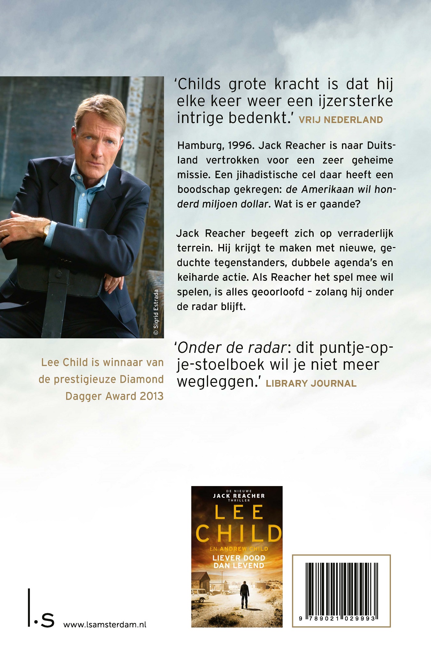 Achterkant van Onder de radar