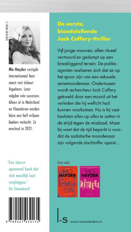 Achterkant van Vogelman