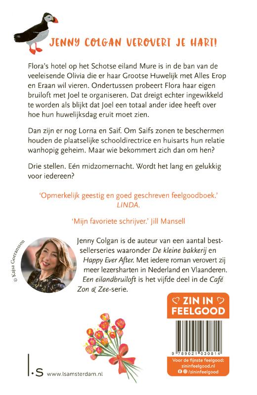Achterkant van Een eilandbruiloft