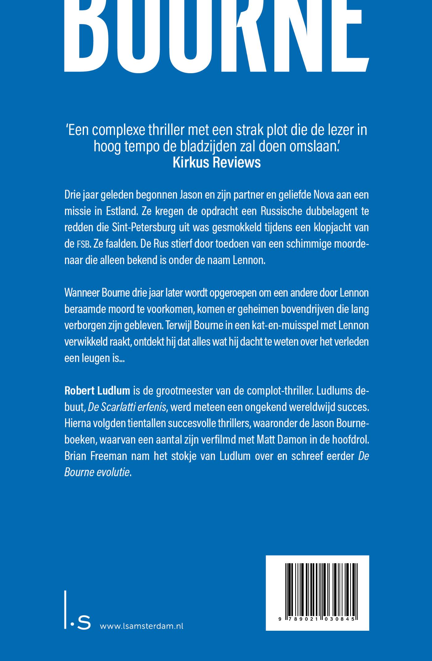 Achterkant van Het Bourne geheim