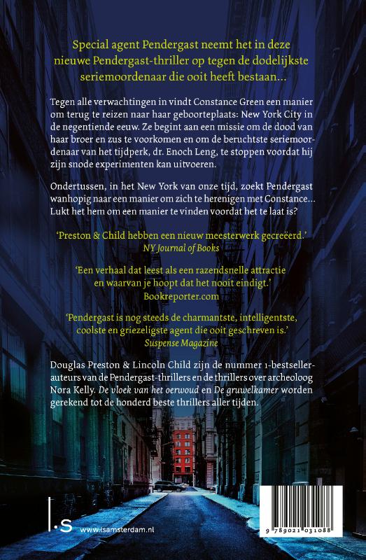 Achterkant van Het kabinet van dr. Leng