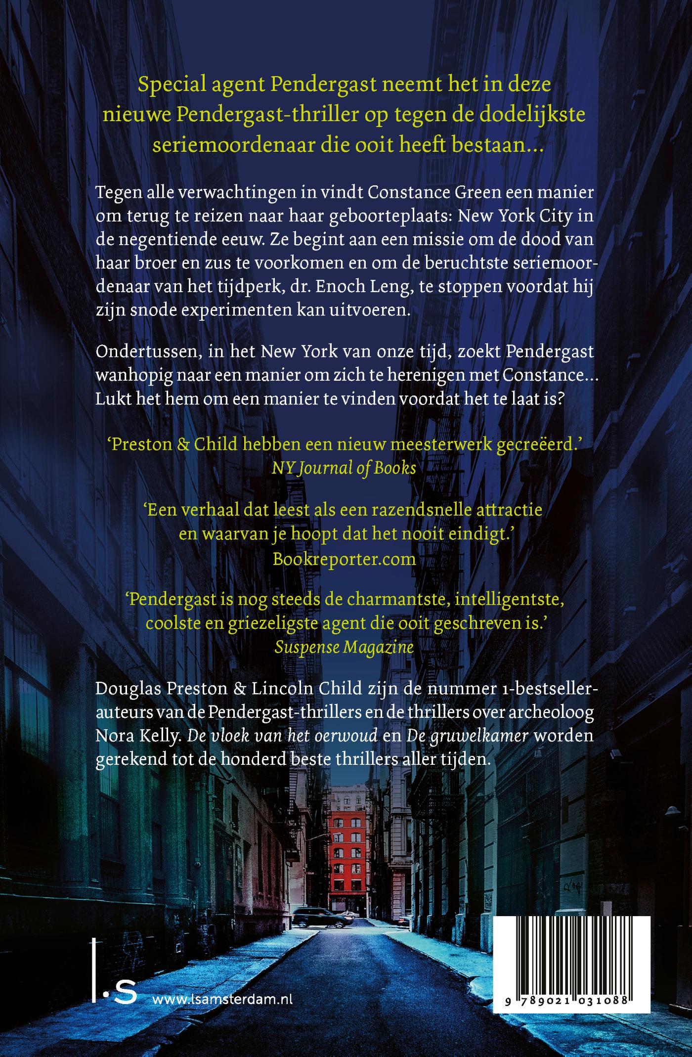 Achterkant van Het kabinet van dr. Leng