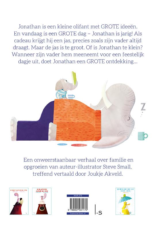 Achterkant van Kleine Jonathans grote dag