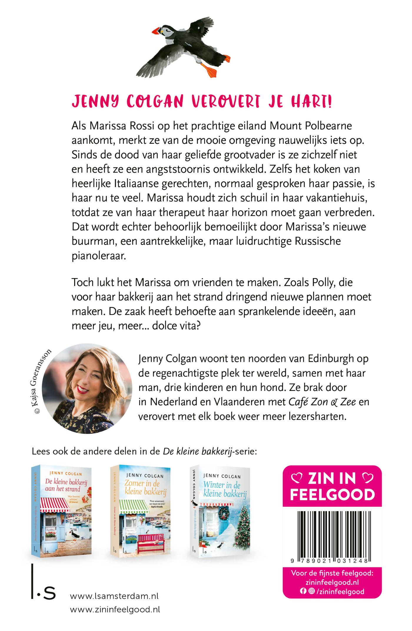 Achterkant van Een nieuwe zomer in de kleine bakkerij