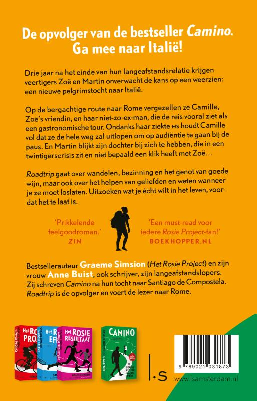 Achterkant van Roadtrip