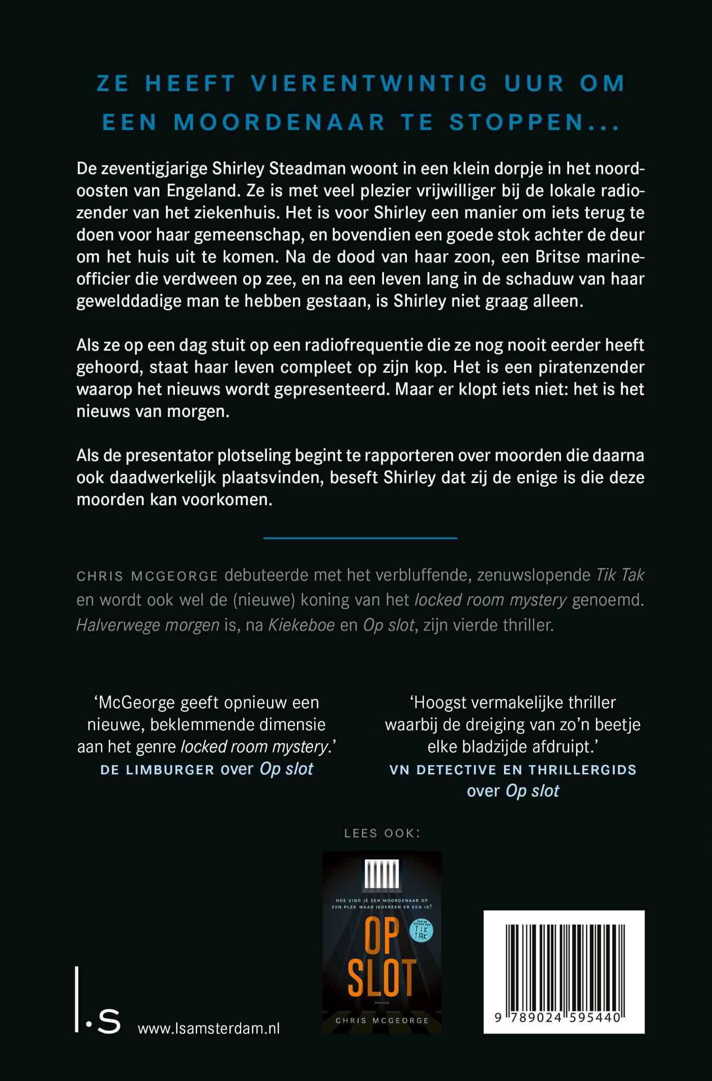 Achterkant van Halverwege morgen (POD)