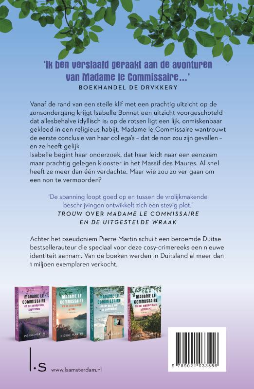 Achterkant van Madame le Commissaire en de dode non
