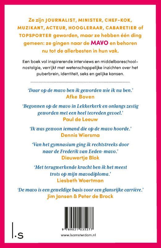 Achterkant van Mavoklanten