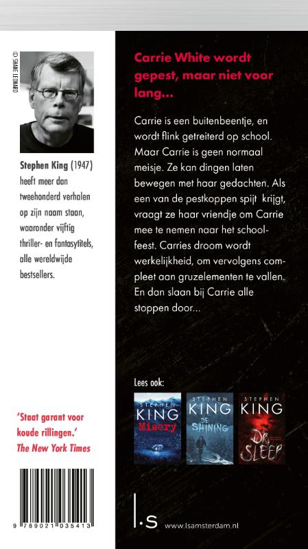 Achterkant van Carrie