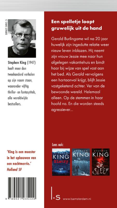 Achterkant van De spelbreker