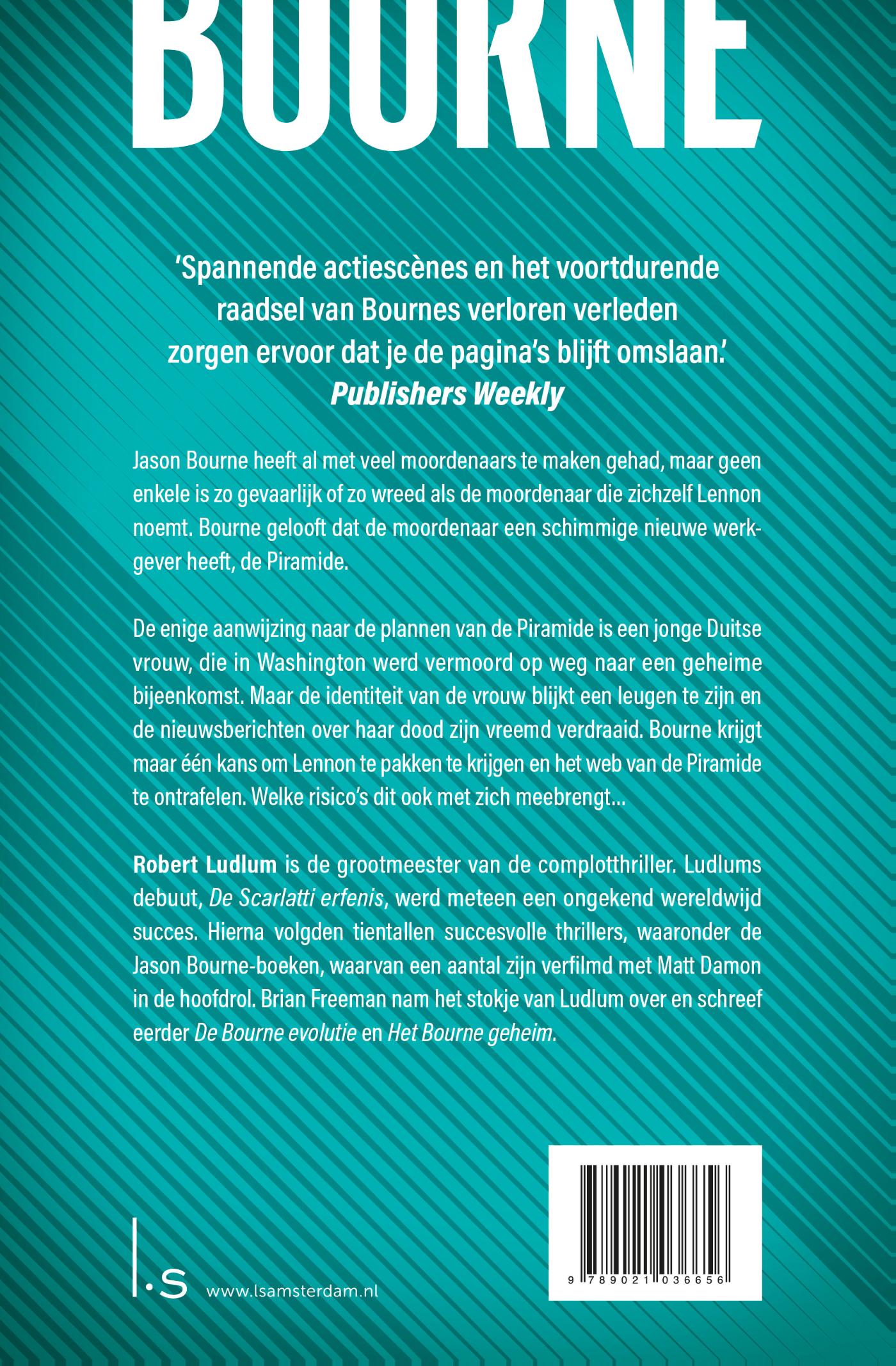 Achterkant van Het Bourne offer