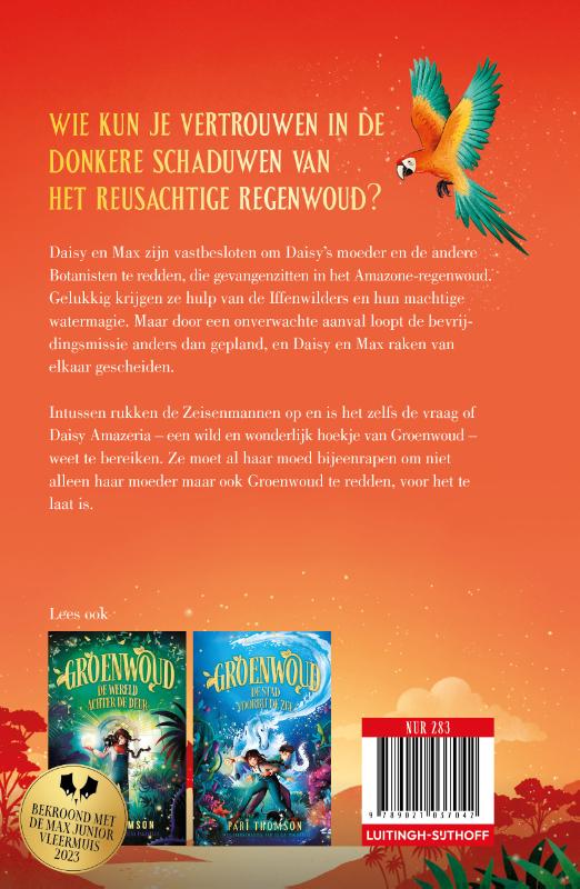Achterkant van Het woud in de lucht