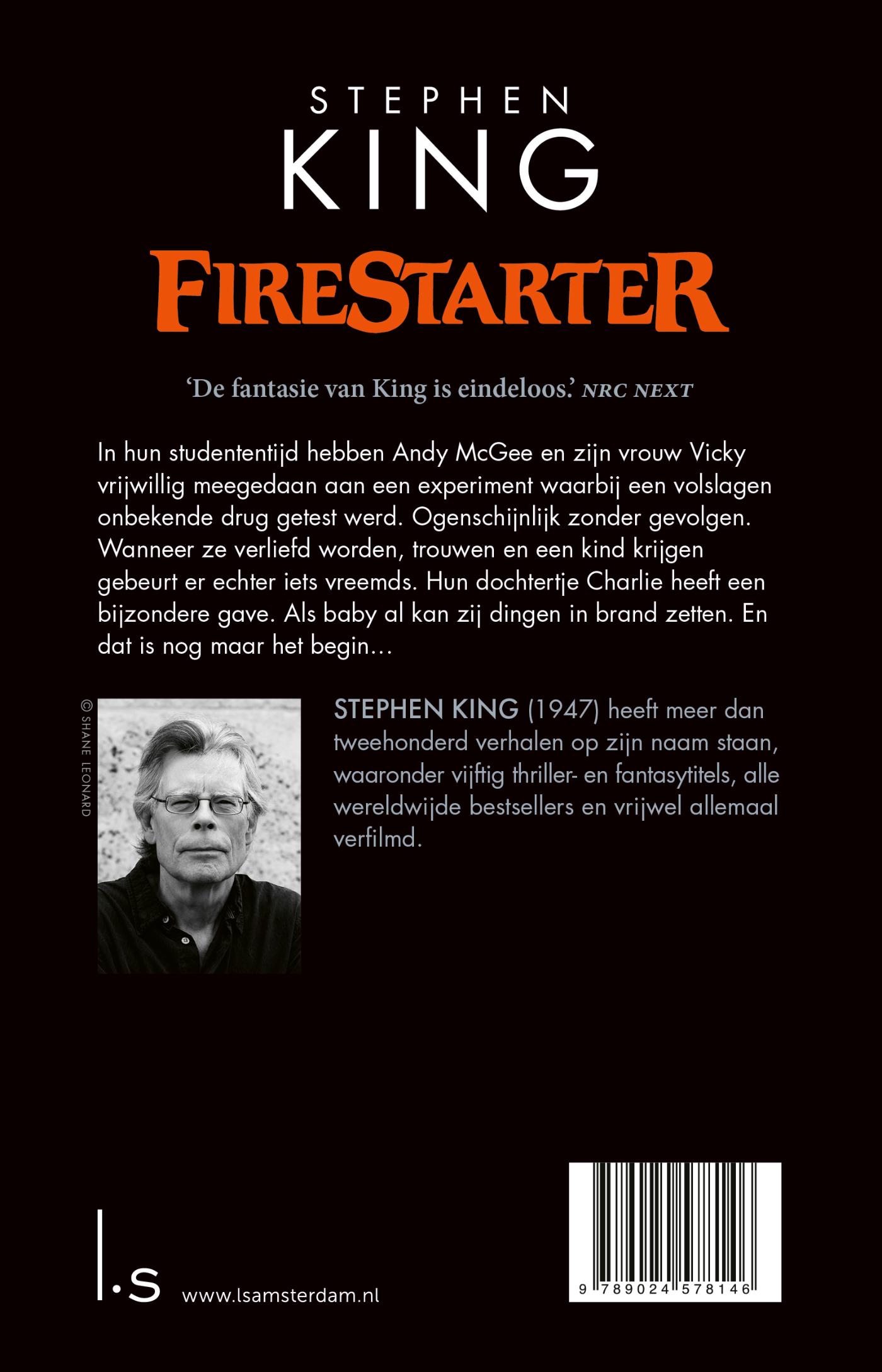 Achterkant van Firestarter