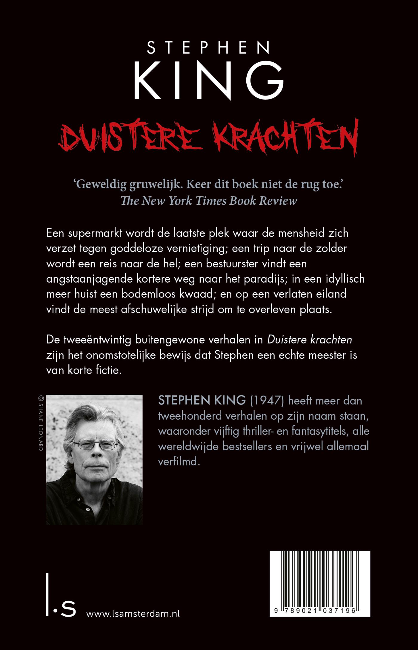 Achterkant van Duistere krachten