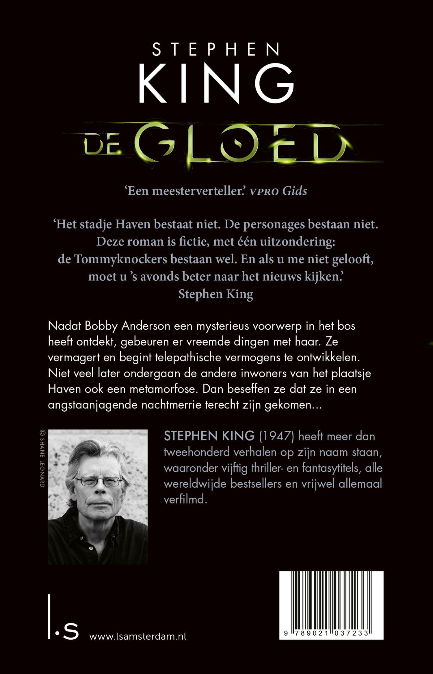 Achterkant van De gloed