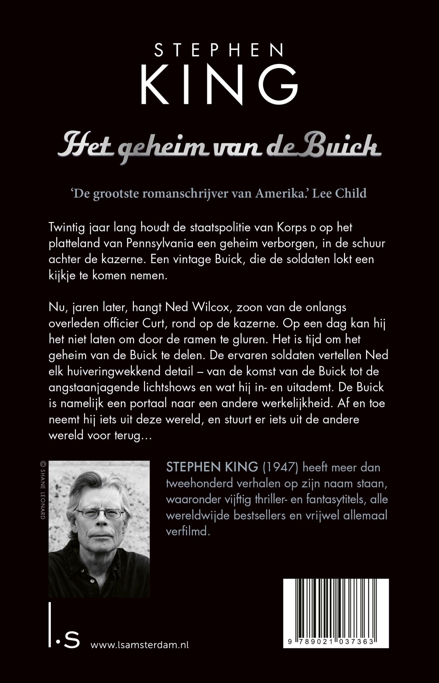 Achterkant van Het geheim van de Buick