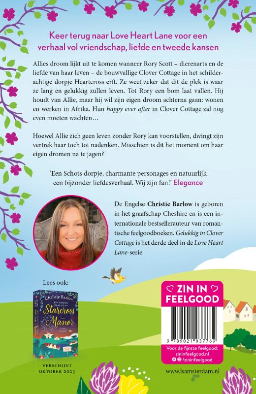 Achterkant van Gelukkig in Clover Cottage