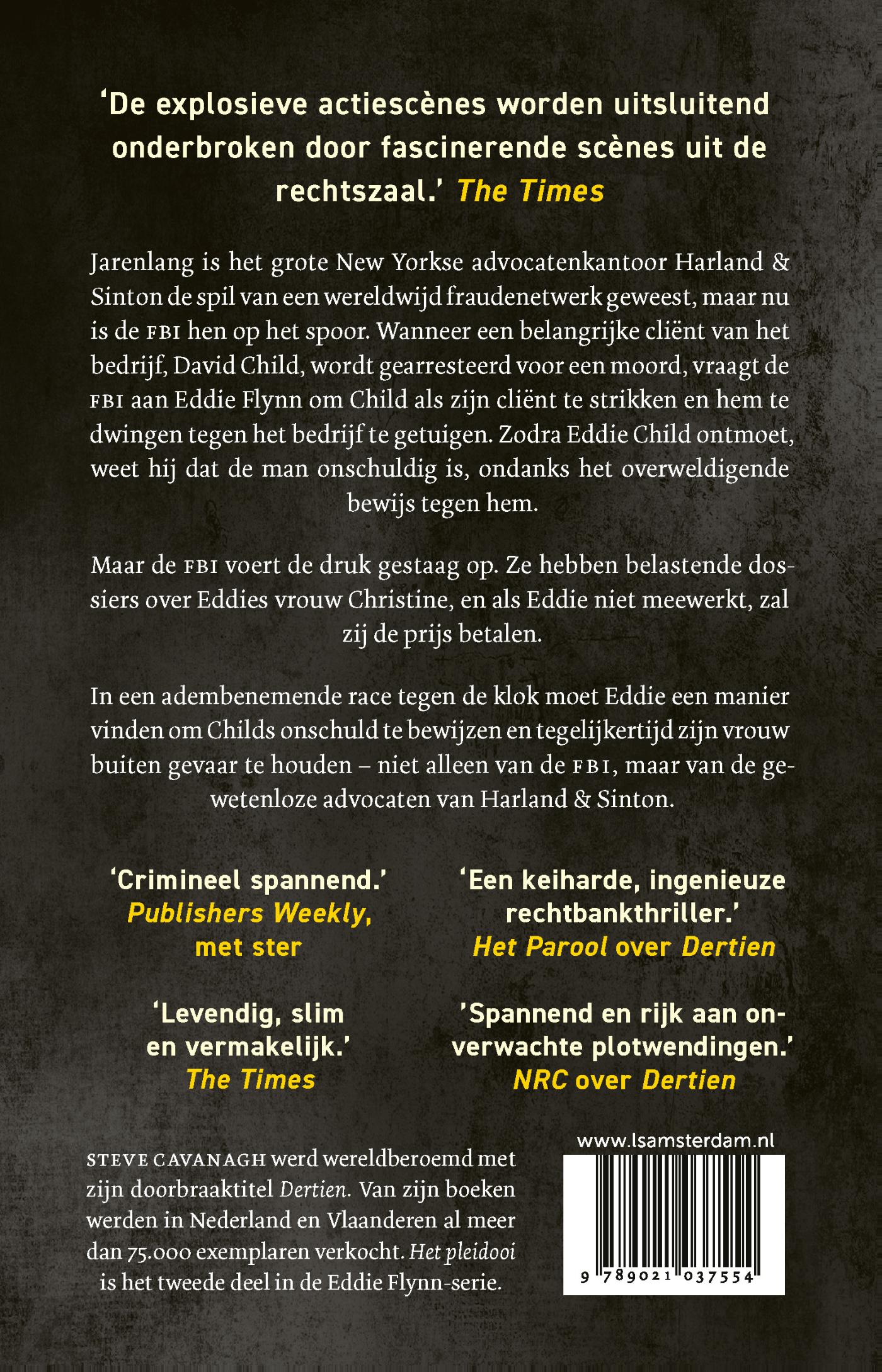 Achterkant van Het pleidooi
