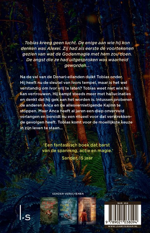 Achterkant van De nacht van de vuurvliegjes