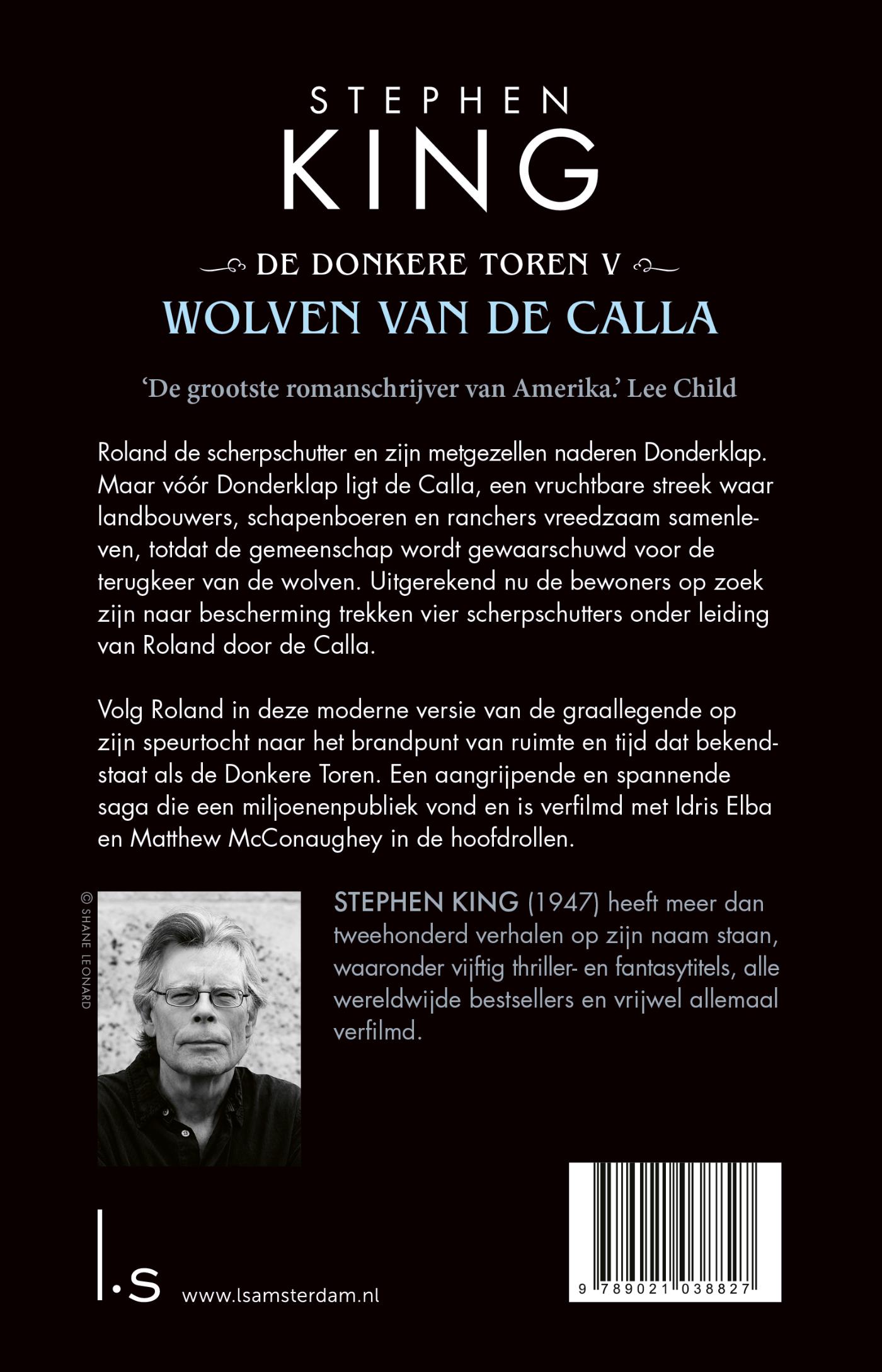 Achterkant van Wolven van de Calla