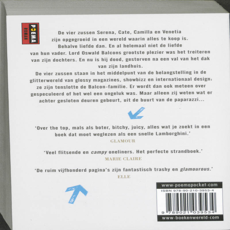 Achterkant van De Glamour Code