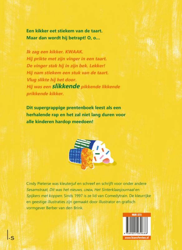 Achterkant van Ik zag een kikker