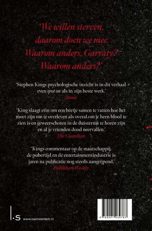 Achterkant van De marathon