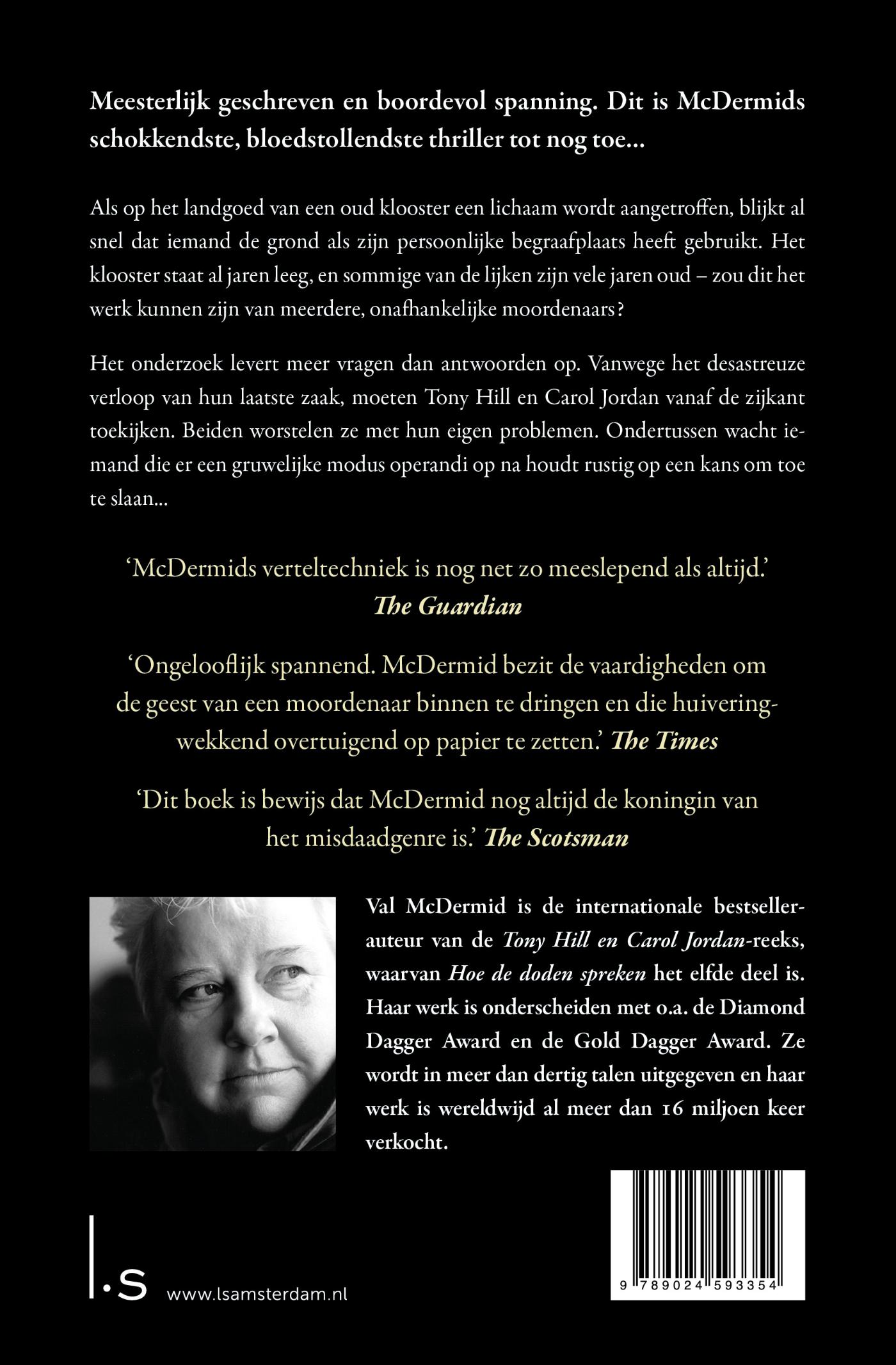 Achterkant van Hoe de doden spreken