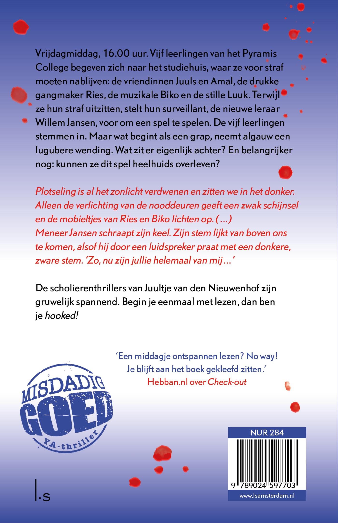 Achterkant van Try not to..