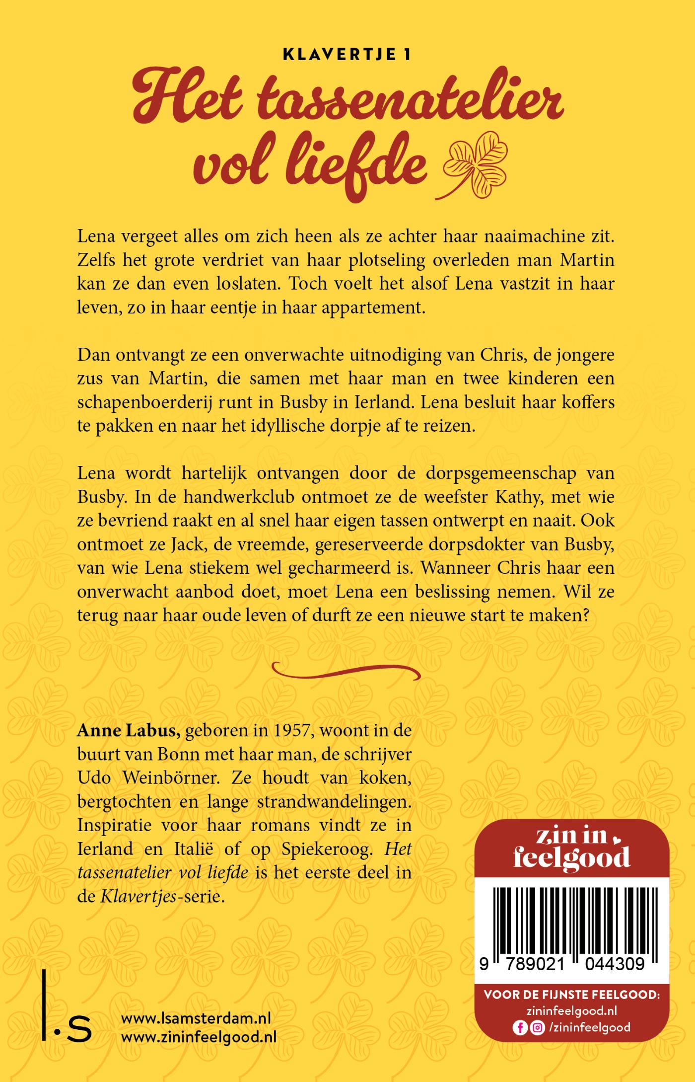 Achterkant van Het tassenatelier vol liefde