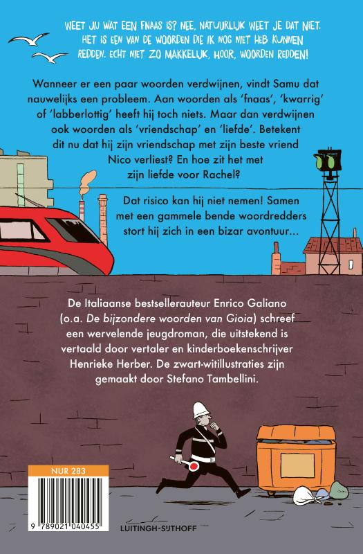 Achterkant van De woordredders