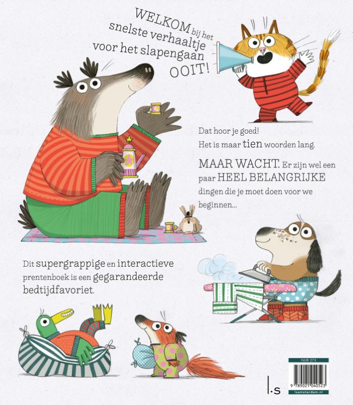 Achterkant van Het snelste verhaaltje voor het slapengaan ooit!