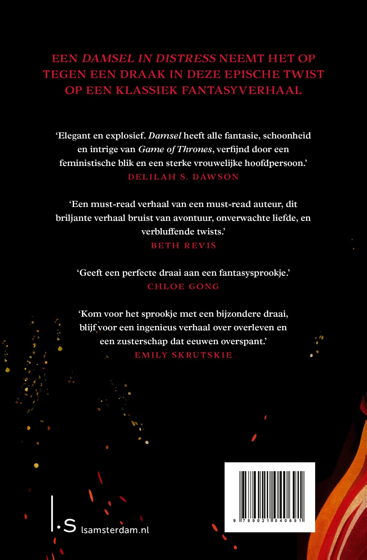 Achterkant van Damsel